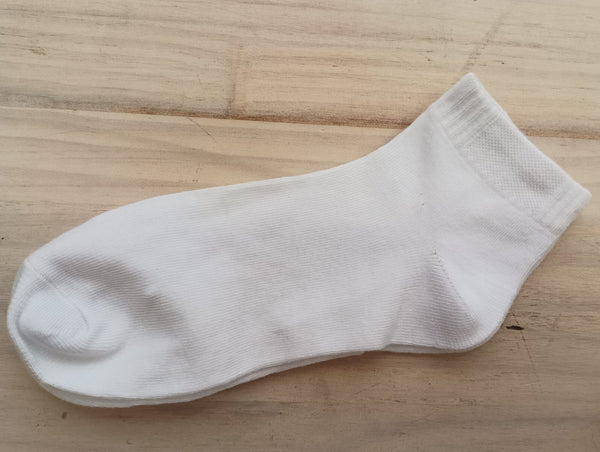PACK DE 3 CALCETINES BLANCOS CORTOS UNISEX