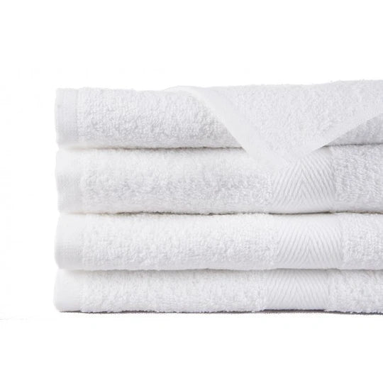 PACK DE TOALLAS DE MANOS 100% ALGODON BLANCAS