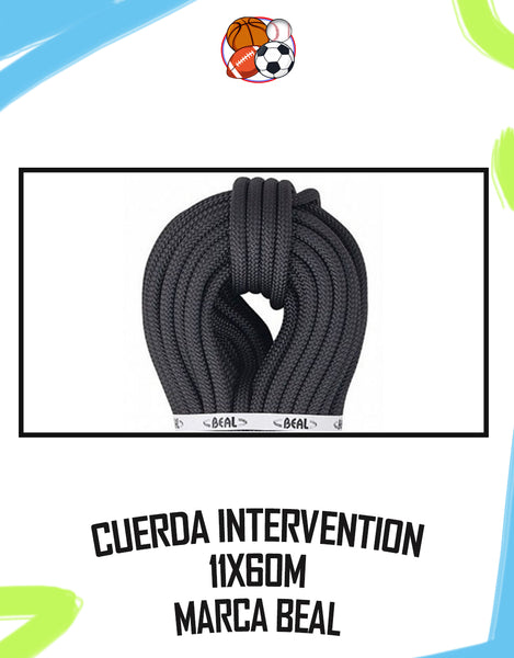 CUERDA INTERVENTION 11 MM X 60 M BEAL (OFERTA)
