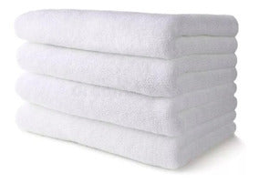 JUEGO DE TOALLA DE ALGODÓN 100% AZUL, BLANCO Y CAFÉ