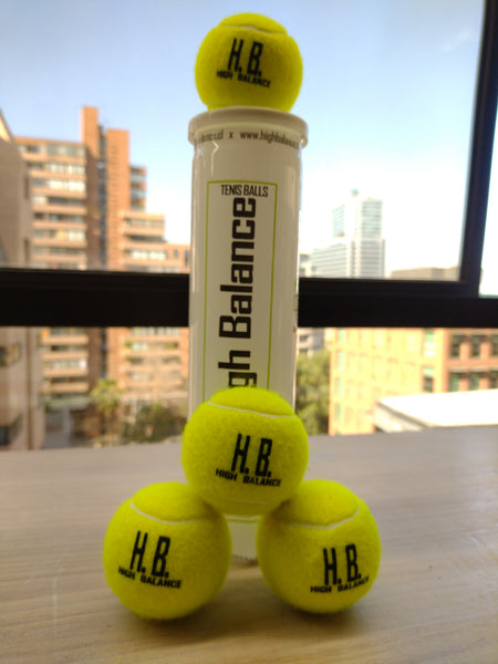 HIGH BALANCE BY: ODEAR -  CAJA DE 24 TARROS DE PELOTAS DE TENIS