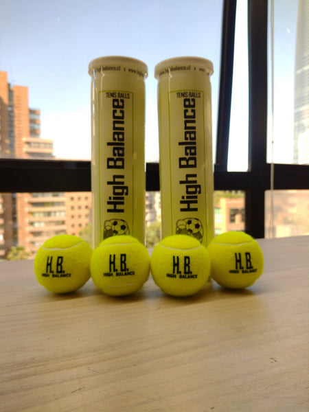 HIGH BALANCE BY: ODEAR -  CAJA DE 24 TARROS DE PELOTAS DE TENIS