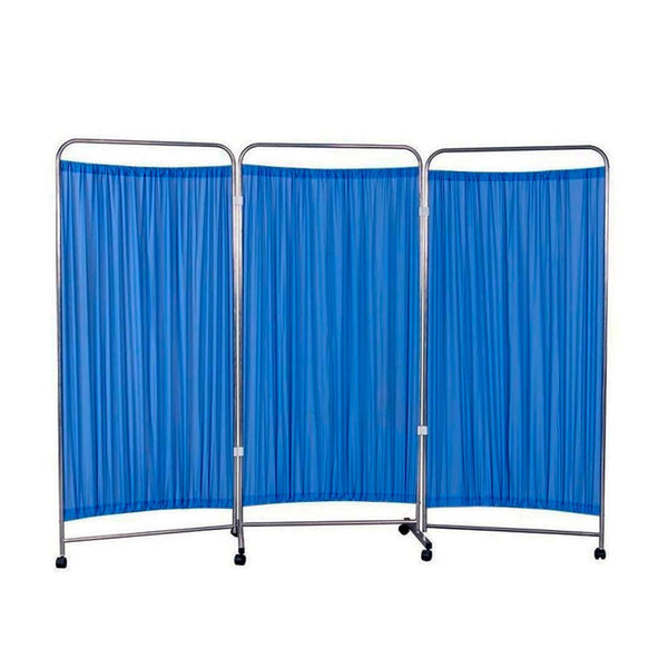 SET DE 2 BIOMBOS CLINICOS PLEGABLES DE 3 CUERPOS