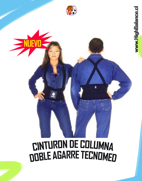 CINTURON DE COLUMNA DOBLE AGARRE TECNOMED