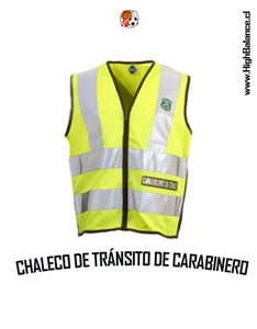 CHALECO DE TRÁNSITO DE CARABINEROS