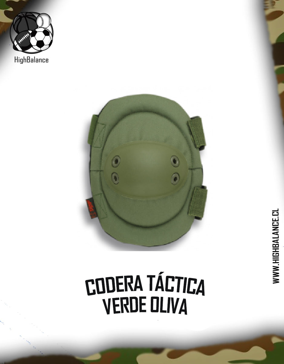 CODERAS TACTICAS DEPORTIVAS VERDE OLIVA