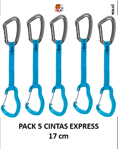 PACK 5 CINTAS EXPRESS 17 CM