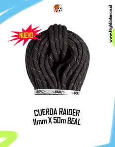 CUERDA RAIDER 11mm X 50m BEAL (OFERTA)